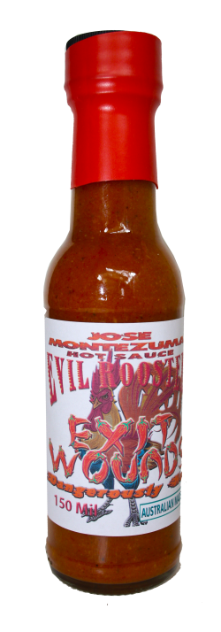 Jose Montezuma Chilli Chili Sauces Hot Sauce Exit Wounds