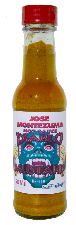 Jose Montezuma Chilli Chili Sauces Hot Sauce Diablo Mustard