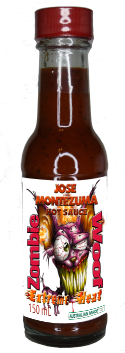 Jose Montezuma Chilli Chili Sauces Hot Sauce Zombie Woof