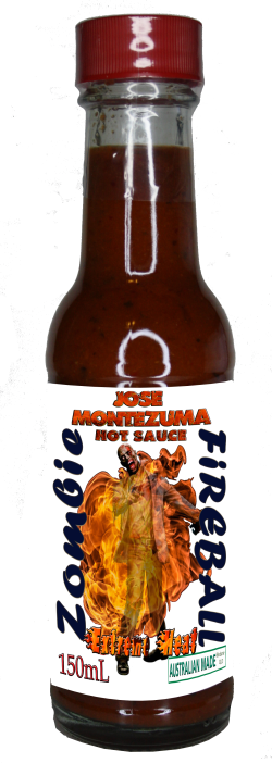 Jose Montezuma Chilli Chili Sauces Hot Sauce Zombie Fireball