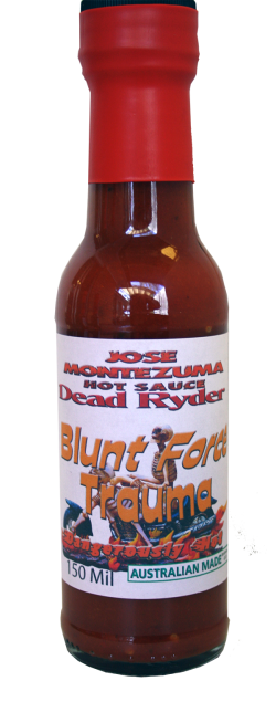 Jose Montezuma Chilli Chili Sauces Hot Sauce Blunt Force Trauma