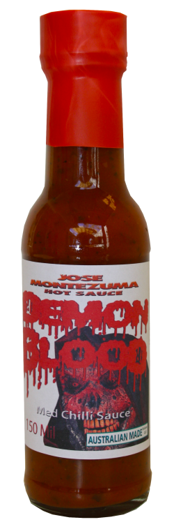 Jose Montezuma Chilli Chili Sauces Hot Sauce Demon Blood