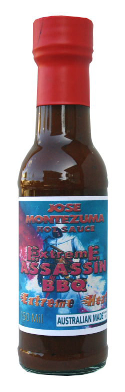 Jose Montezuma Chilli Chili Sauces Hot Sauce Extreme Assassin BBQ