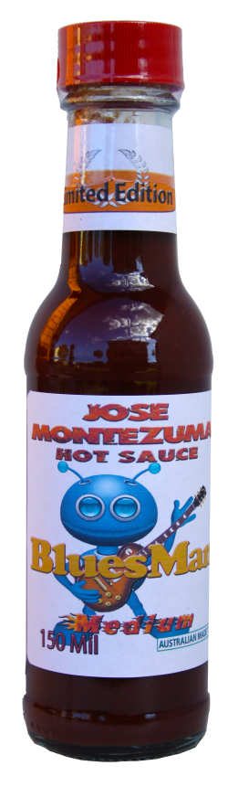 Jose Montezuma Chilli Chili Sauces Hot Sauce BluesMan