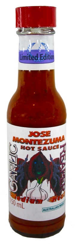 Jose Montezuma Chilli Chili Sauces Hot Sauce Garlic Reaper