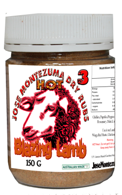 Jose Montezuma Chilli Chili Sauces Hot Sauce Blazing Lamb Hot