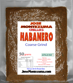 Jose Montezuma Chilli Chili Sauces Hot Sauce Habanero Chilli Powder 50G
